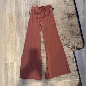 Lulu's Terracotta Wide-Leg Pants